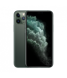 Apple Iphone 11 Pro Max 256gb 4g Lte Midnight Green With Silicone Case Black